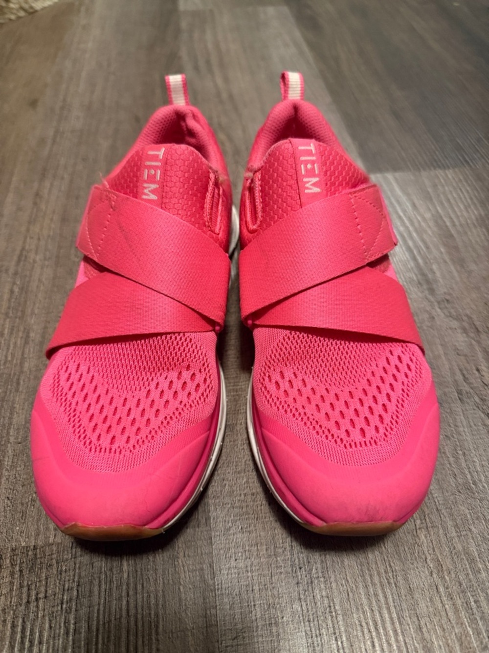 TIEM Neon Pink SlipStream Cycling SPD Shoe